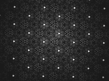 Textile cloth black and whith