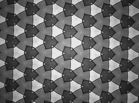 Textile cloth black and whith