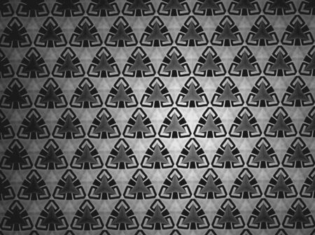 Textile cloth black and white