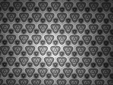 Textile cloth black and white