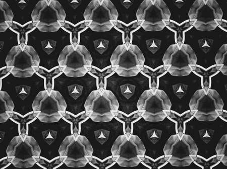 Textile cloth black and white