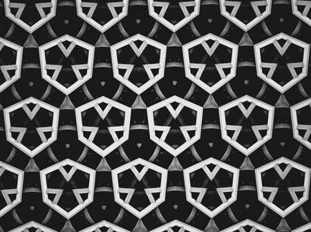Textile cloth black and white