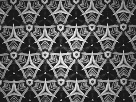 Textile cloth black and whiteの素材