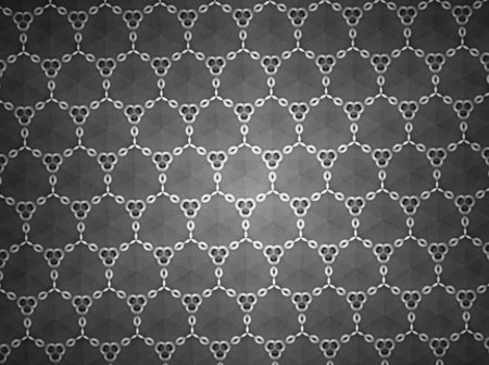 Textile cloth black and white