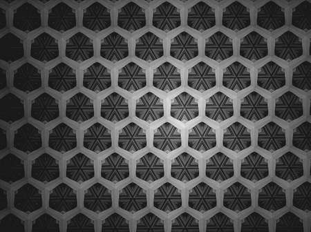 Textile cloth black and white