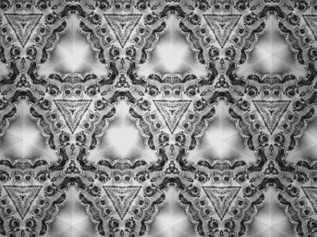 Textile cloth black and whiteの素材