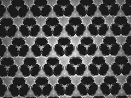 Textile cloth black and whiteの素材