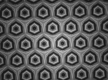 Textile cloth black and white
