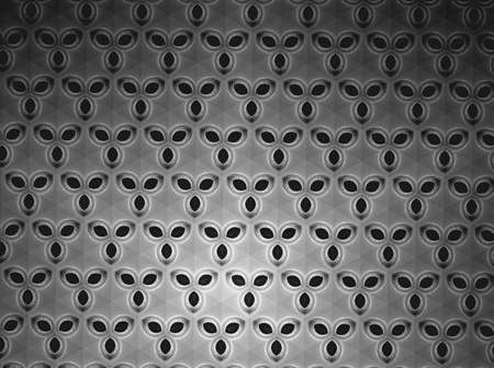Textile cloth black and white