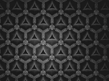 Textile cloth black and white