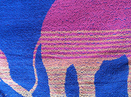 Textile cloth colorful