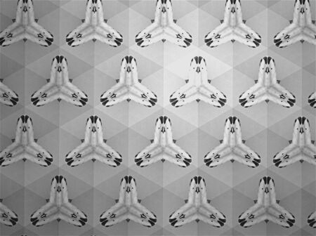 Textile cloth black and whiteの素材