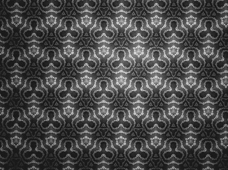 Textile cloth black and whiteの素材