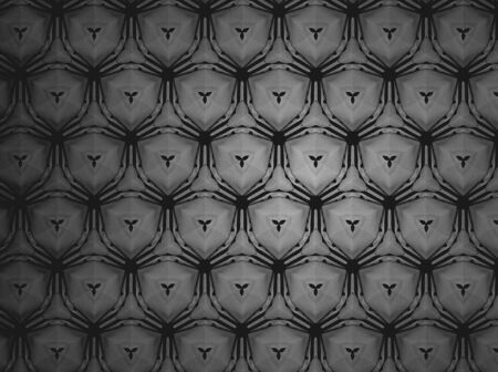 Textile cloth black and whiteの素材