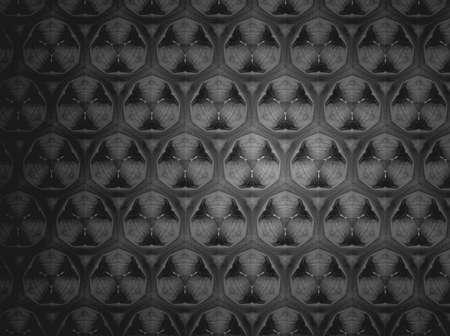 Textile cloth black and whiteの素材