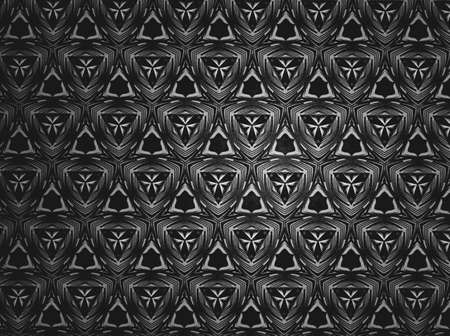 Textile cloth black and white
