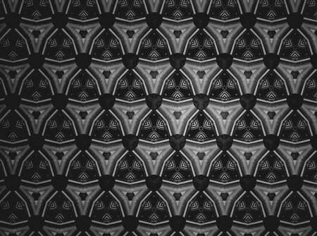 Textile cloth black and white