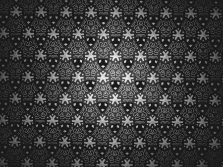 Textile cloth black and white