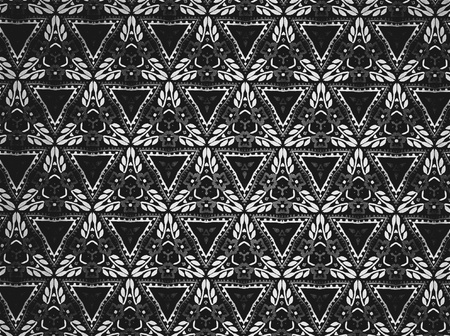 Textile cloth black and whiteの素材