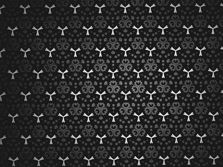 Textile cloth black and whiteの素材