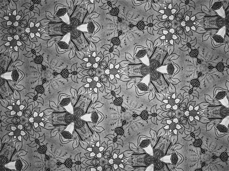 Textile cloth black and whiteの素材