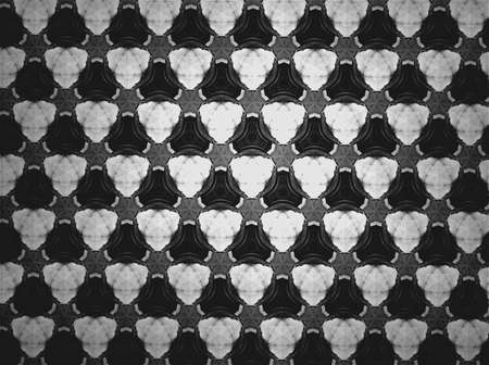 Textile cloth black and whiteの素材