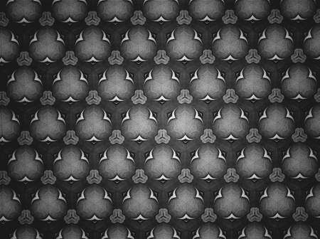 Textile cloth black and white