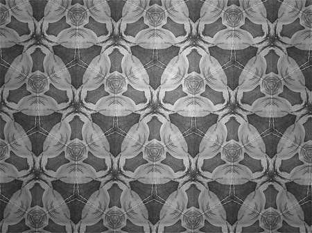 Textile cloth black and whiteの素材