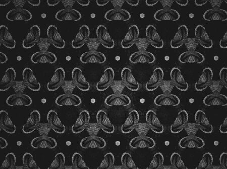 Textile cloth black and whiteの素材