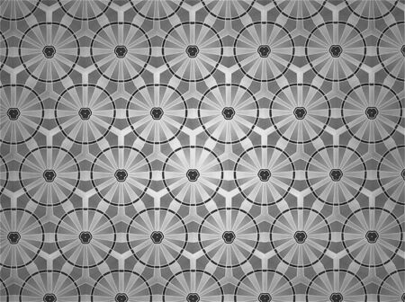 Textile cloth black and white