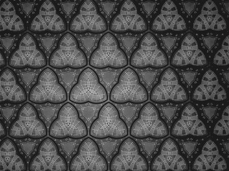 Textile cloth black and white