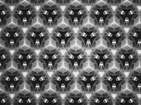 Textile cloth black and whiteの素材