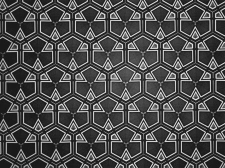 Pattern background black and whiteの素材