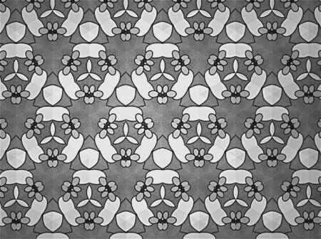 Pattern background black and white
