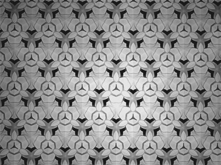 Pattern background black and whiteの素材