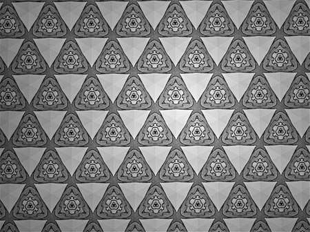 Pattern background black and whiteの素材