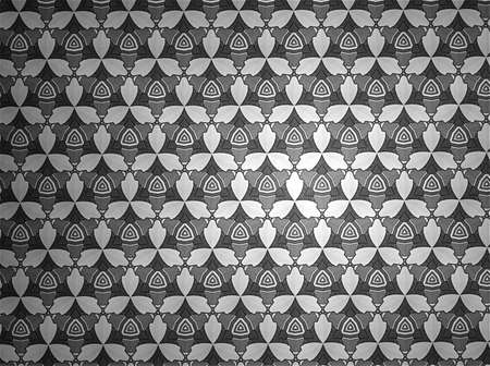 Pattern background black and whiteの素材
