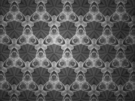 Pattern background black and whiteの素材