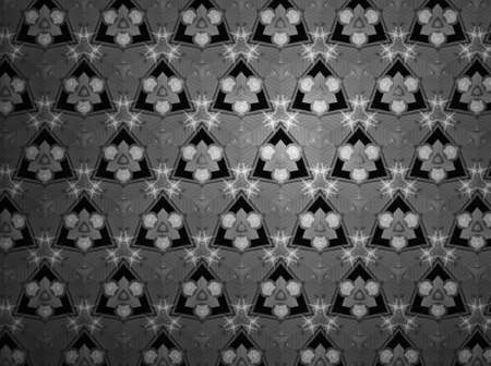 Pattern background black and whiteの素材