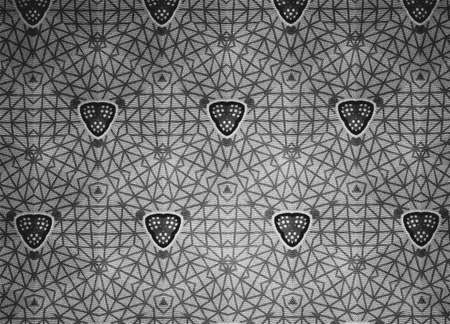 Pattern cloth black and white