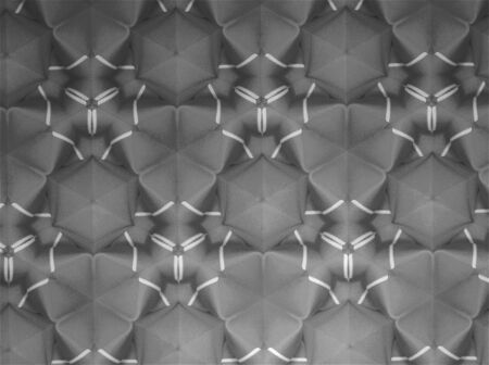 Textile cloth black and white