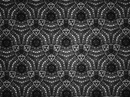 Textile cloth black and white