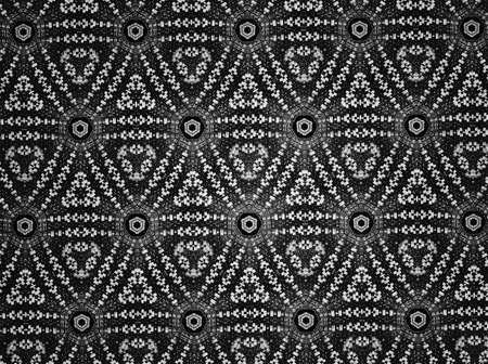 Textile cloth black and whiteの素材