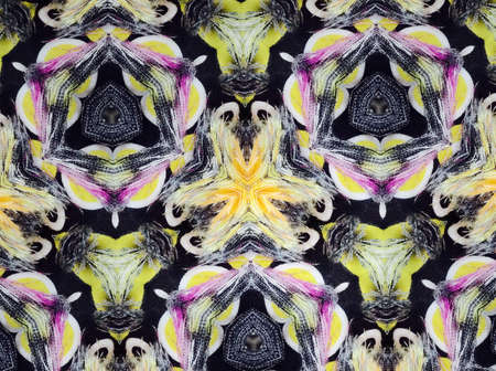 Textile cloth colorful