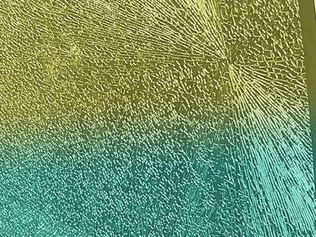 Broken glass of wind guard car, blur.の素材