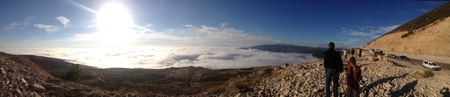 Wide scene with beautiful landscape
