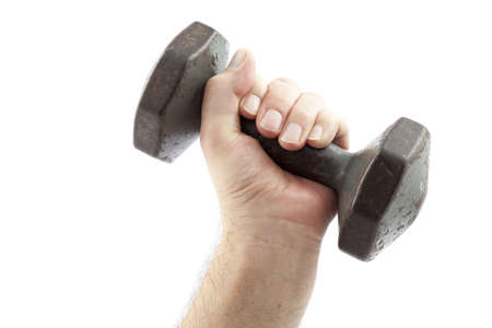 heavy dumbbell to practices of muscles