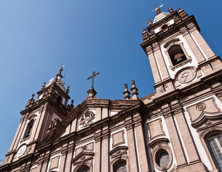 Candelaria Church (Igreja de Nossa Senhora da Candelaria) in Rio de Janeiro, Brazilの写真素材