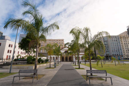 Empty Square in Rio de Janeiro Downtownのeditorial素材