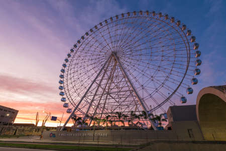 New ferris wheel Rio Star in Rio de Janeiro, Brazilのeditorial素材